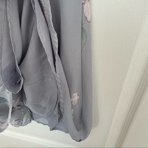 Dynamite Cold Shoulder Wrap Dress - Picture 5 of 9